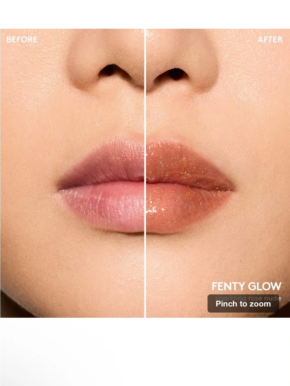 Fenty Beauty Gloss Bomb Lip Oil — Sparkling Rose Nude